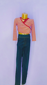 ЛЕГГИНСЫ от DENIM GO, размер 40, для девочек — секонд хенд ТВОЁ ВРЕМЯ