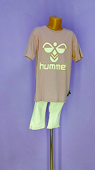 ФУТБОЛКА от HUMMEL, размер 152, возраст (лет) - 12, для девочек — секонд хенд ТВОЁ ВРЕМЯ