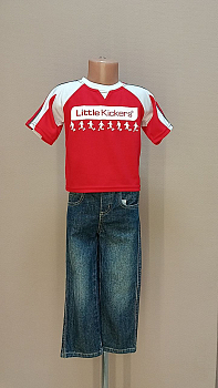 ФУТБОЛКА от LITTLE KICKERS, для мальчиков — секонд хенд ТВОЁ ВРЕМЯ